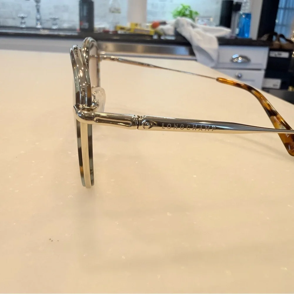 LONGCHAMP Sunglasses LO176S 717 GOLD/Tort GRADIENT BROWN 54/20/140 NEW